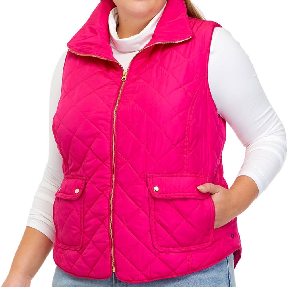Crown & Ivy™
Plus Size Quilted Pink Vest